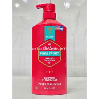 Dầu Gội Đầu Hương Nước Hoa 2in1 Old Spice Pure Sport 650ml