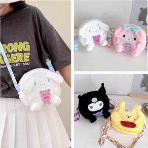 Ba lô Cinnamoroll sáng tạo Túi đi học hình đám mây dễ thương cho bé gái Thanh thiếu niên Du lịch thông thường Daypack