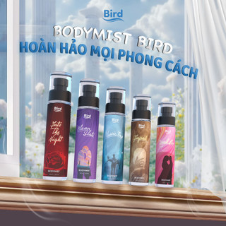 Xịt thơm toàn thân Bird Bodymist đa tầng hương unisex nam nữ lưu hương lâu 12 tiếng - 150ml/chai