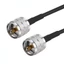 Đầu nối nam sang nam JUIC UHF, Cáp đồng trục RF 30cm / 50cm / 1m, Chất lượng cao Thẳng bền UHF PL259 Nam sang UHF Male PL259 RG58 Cáp đuôi lợn
