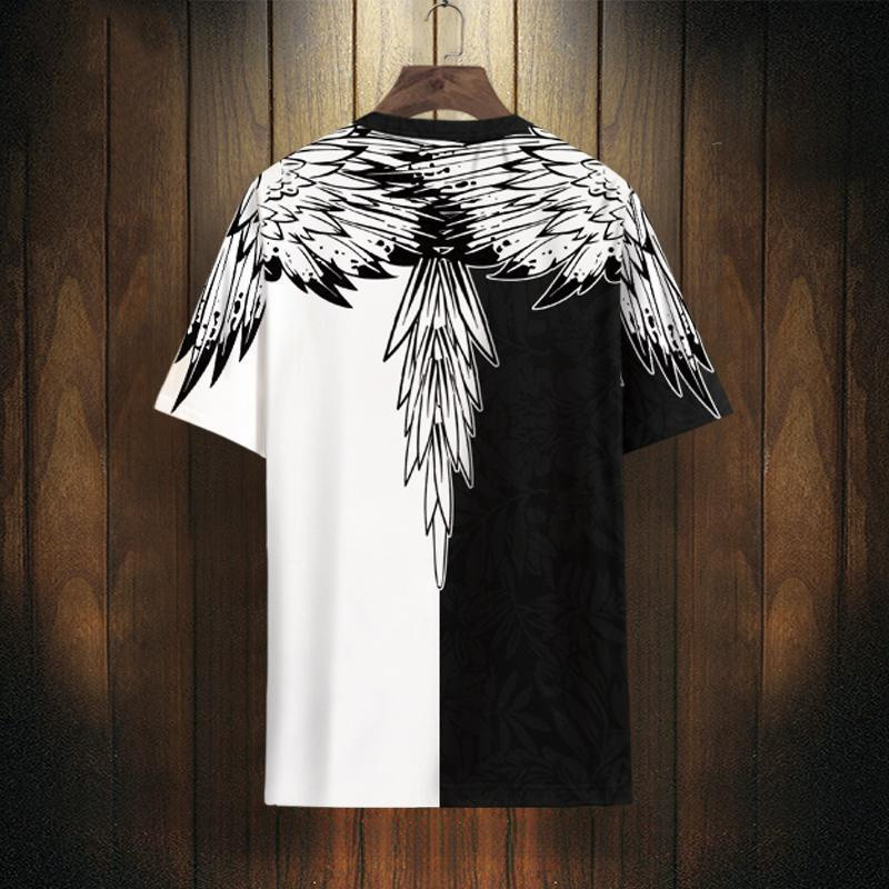 Của nam giới ngắn tay cánh mô hình 3D in ấn T-Shirt cho wen