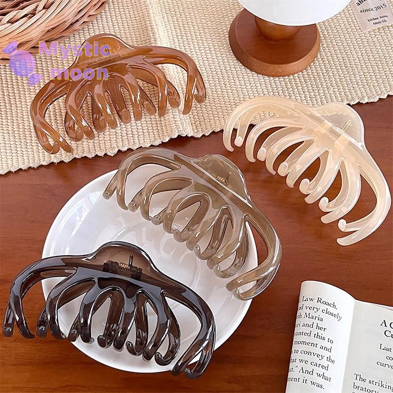 [Mystic] Vuốt Tóc Đơn Giản Ngọt Ngào Cho Nữ Cô Gái Kẹp Đa Năng Phụ Kiện Tóc Thời Trang Vintage Tính Khí Móng Vuốt Tóc Quà Tặng [Mới]