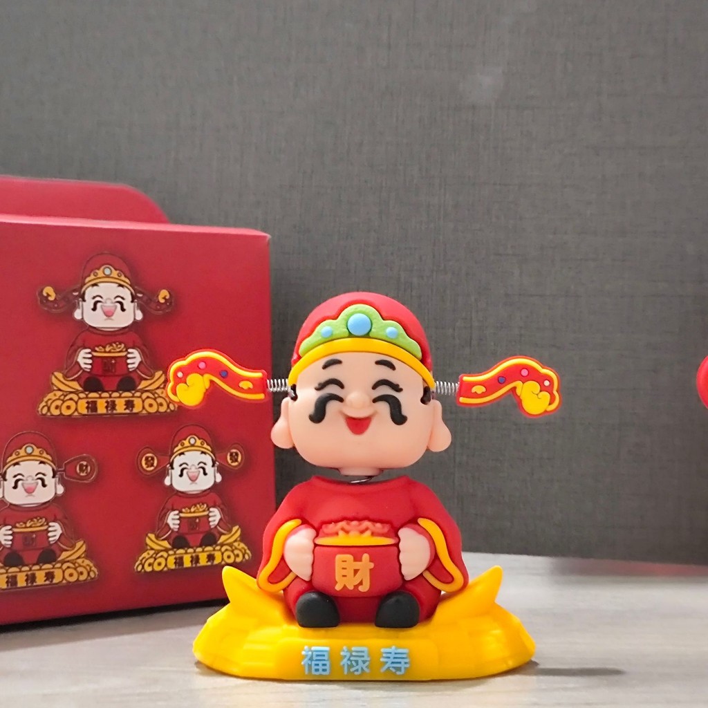 Xe Ô Tô Thần Tài Đồ Trang Trí Dễ Thương Bảng Điều Khiển Trung Tâm Ô Tô Trang Trí Văn Phòng Đồ Trang Trí N7HC