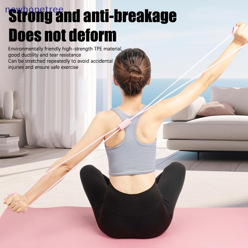 Lực kéo 8 hình NTVN, Làm đẹp lưng, Yoga, Mở rộng ngực, Dây căng, Sức khỏe lưng nữ, Dây 8 hình OUK