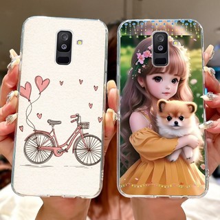 Dành Cho Samsung Galaxy A6 Plus A6 + 2018 Ốp Lưng SM-A605F Vỏ Silicon Thời Trang Bướm Mềm Cho Samsung A6 2018 A6Plus Ốp Lưng