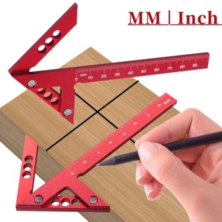 AWNGD Center Scribe, Nhôm 45 / 90° Trung tâm vòng tròn chế biến gỗ Scribe, Công cụ đo trung tâm di động bền bỉ