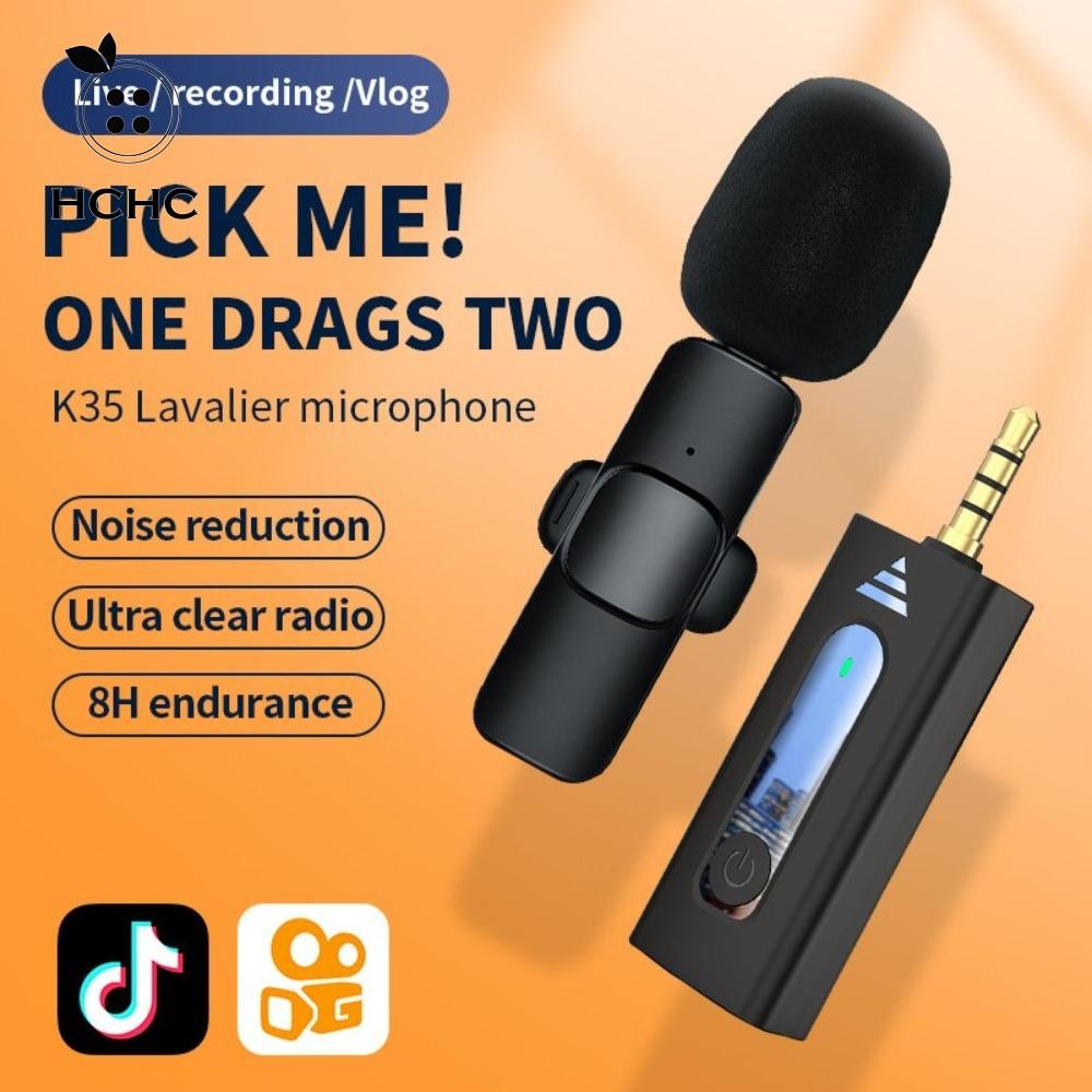 HCHC K35 Lavalier Ve Áo Micro, Mic Condenser K35 Không Dây Đa Hướng ...