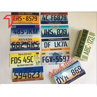 Bảng số xe, biển số trang trí, tranh biển số treo tường, biển số trang trí quán cà phê trà sữa bằng format