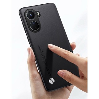 Ốp lưng cho Vivo Y16 Vỏ da PU mờ sang trọng chống sốc