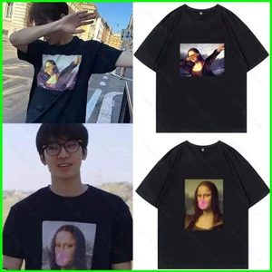 Áo thun mùa hè YB1 SEVENTEEN Wonwoo Boo Seung Kwan Mona Lisa anime, top ngắn tay cho người hâm mộ