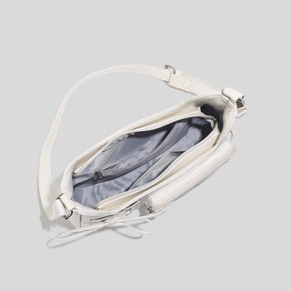 Túi đeo vai mini PVC trong suốt bằng da PU màu bạc