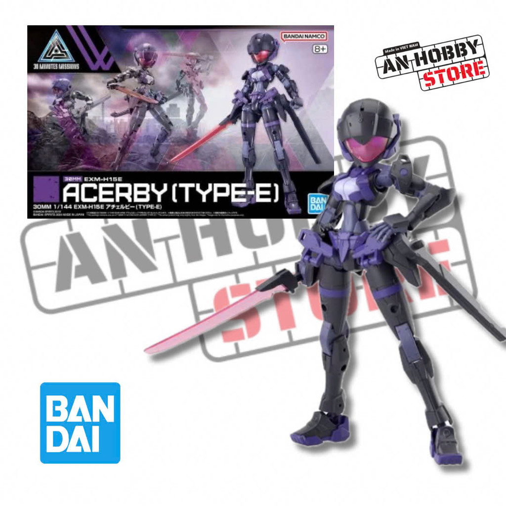HÀNG SẴN] BANDAI MÔ HÌNH LẮP RÁP 30MM 1/144 EXM-H15E ACERBY (TYPE-E