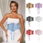 SAVORBOX Ren Corset Thắt Lưng, Thêu Hoa Da PU Lụa Co Giãn Cummerbunds, Thời Trang Co Giãn Trang Trí DIY Giảm Béo Cơ Thể Thắt Lưng Nữ Cô Gái Cô Dâu