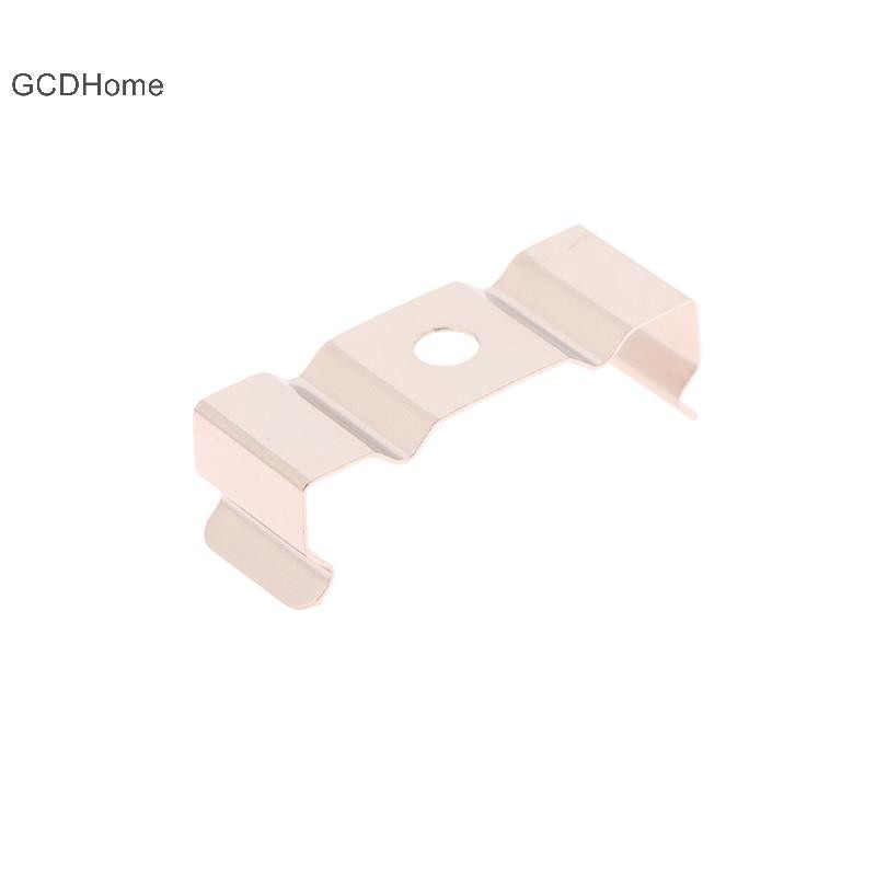 Gcdhome 50 Cái Giá đỡ kẹp ống LED T5 / T8 cho ổ cắm đèn / Đèn trần / Đèn cố định cho thiết bị điện gia dụng HOT