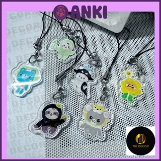 dây treo điện thoại, phonecharm hình linh vật OTP couple geminifouth, jongdunk, fistkhaotung, taynew