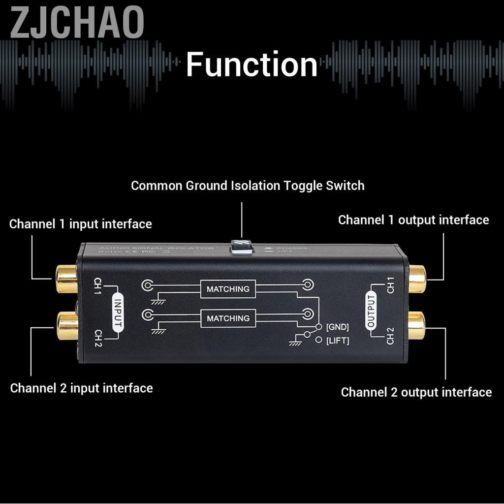 Zjchao Âm Nhạc Giảm Nhiễu Âm Thanh Loại Bỏ Tiếng Ồn Cắm Cách Ly Ức Chế Cho Rạp Hát Tại Nhà Máy Nghe Nhạc Âm Thanh Xe Hơi HiFi Stereo