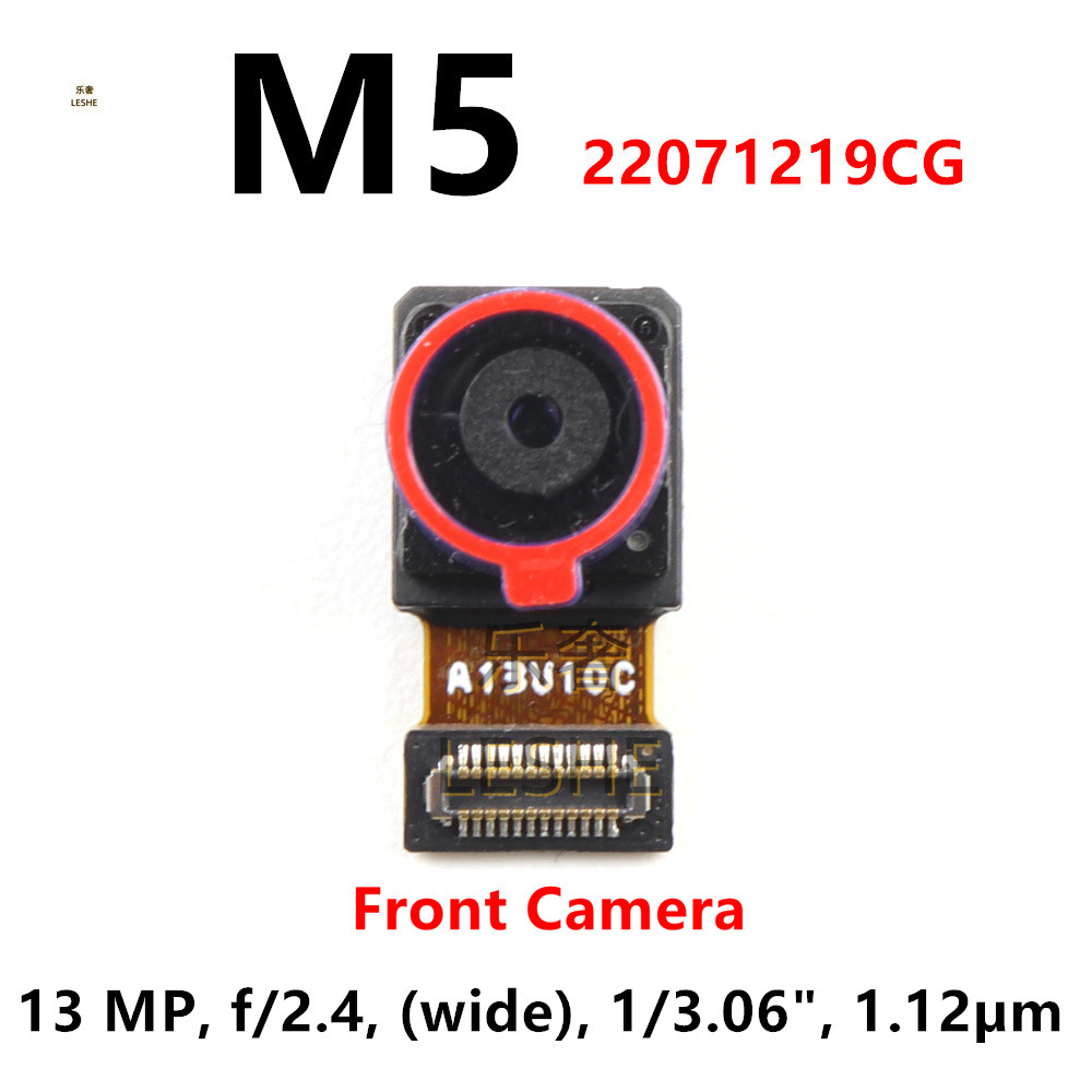 Mặt Trước Lưng Chính Camera Cho Xiaomi Poco M5s M5 Mặt Trước Selfie Mặt Sau Camera Lớn Flex Cáp Thay Thế Một Phần 2207117BPG,