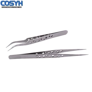 Nhíp công nghiệp chính xác Dụng cụ cầm tay sửa chữa bằng thép không gỉ cho các bộ phận