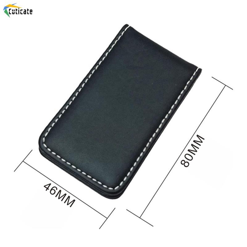 Kẹp tiền bằng da PU Kẹp đựng tiền chuyên nghiệp Kẹp đựng thẻ cho nam nữ