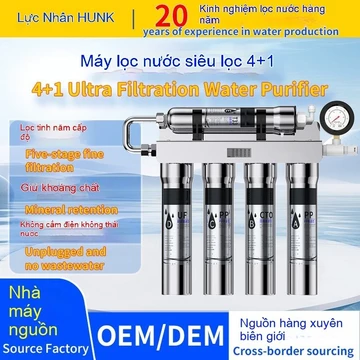 Máy lọc nước gia dụng nhà bếp lọc nước máy lọc nước năm cấp thép không gỉ để bàn siêu lọc máy lọc nước uống trực tiếp