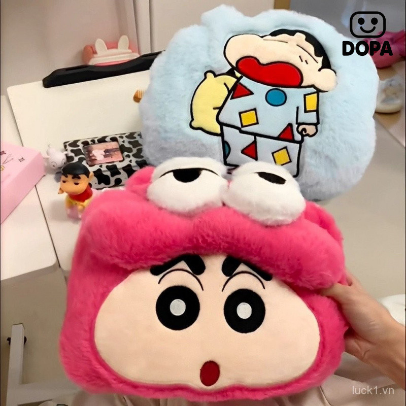 Hoạt Hình Crayon Shin-Chan gối chăn 2 trong 1, dùng cho sinh viên ký túc xá