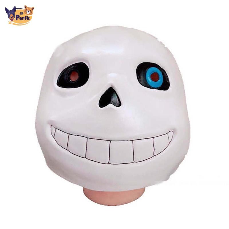 Undertale sans Mặt nạ Hiệu suất sân khấu Cosplay Trang phục chống đỡ Ảnh Đồ trang trí Mardi Gras Mặt nạ Trang phục Phụ kiện Carnival Trò chơi Mặt nạ