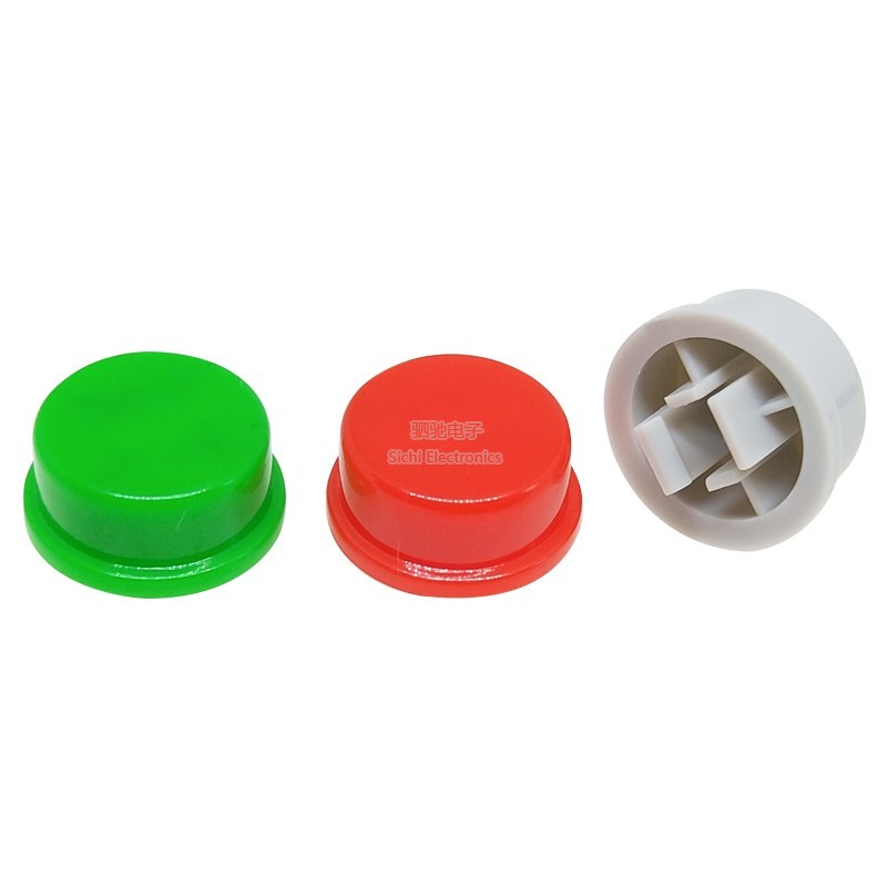 ((10 Cái) Nắp Nút Tròn A24 Thích Hợp Cho Mũ Công Tắc Cảm Ứng Vuông 12 * 12 * 7.3 Mm B3F-4055 Nắp Công Tắc