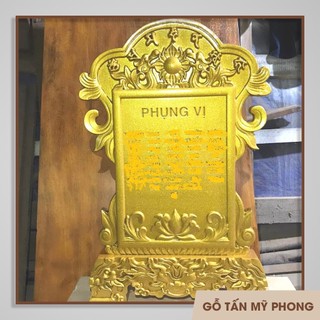 Chạm khắc theo yêu cầu Bài vị thờ - Linh vị thờ Hương Linh gỗ tự nhiên - Hương vị gỗ