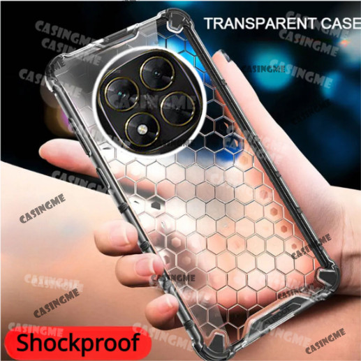 Poco X7 2025 Vỏ tổ ong trong suốt chống sốc cho POCO X7 X7Pro PocoX7 PocoX7Pro ProX7 7X X 7 Pro View Acrylic tản nhiệt Vỏ điện thoại TPU + PC Hybrid