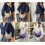 Túi Messenger OLVIDO, Túi đeo vai đơn có thể tái sử dụng dung tích lớn, Túi đeo chéo chuỗi Sequin đa năng đơn giản dễ thương dành cho nữ