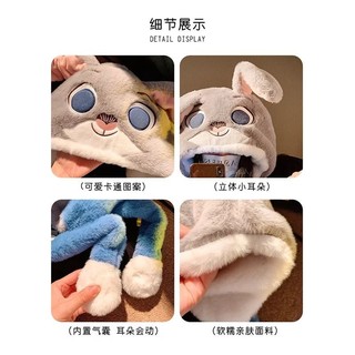 Ấm áp sang trọng mũ Judy Nick cáo sang trọng mũ nữ mùa thu đông ấm áp cặp đôi dễ thương di chuyển tai bịt tai dày