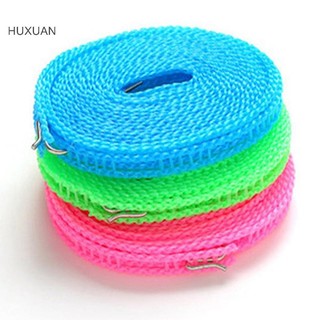 HUXUAN Dây phơi quần áo chống gió 3 / 5 / 8 / 10 mét Dòng quần áo du lịch Dòng quần áo di động Có thể điều chỉnh Chiều dài RFT Dòng chống trượt