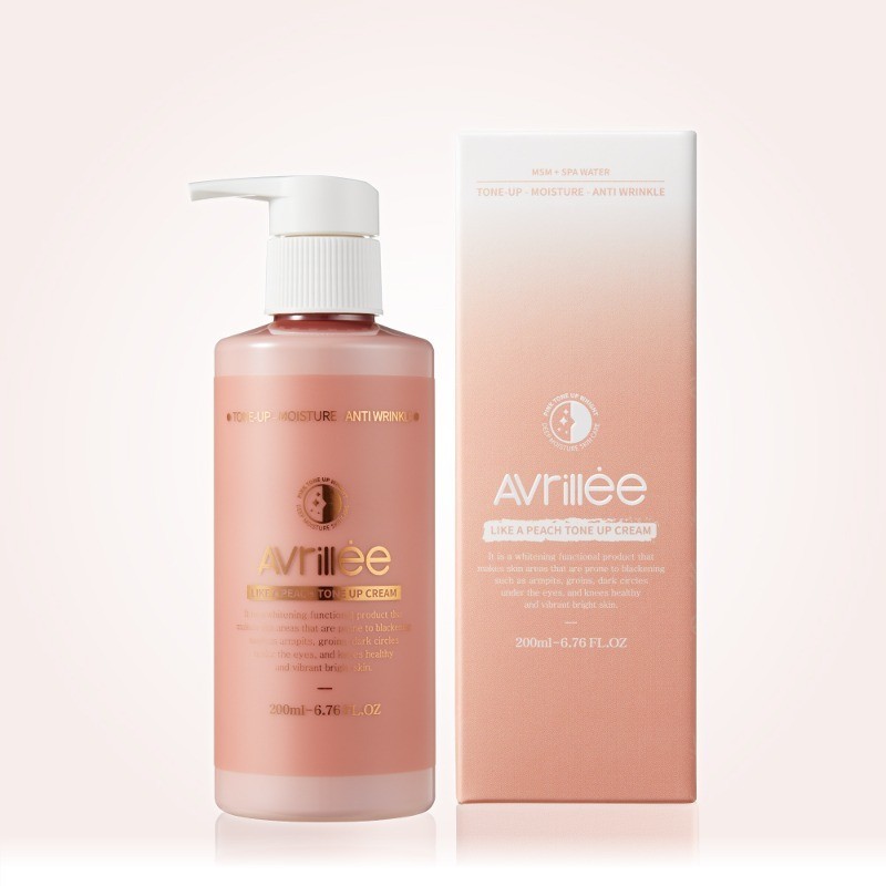 Kem dưỡng trắng, nâng tông, cấp ẩm, chống nhăn AVRILLEE LIKE A PEACH TONE UP CREAM 200ml | DAMDAVN