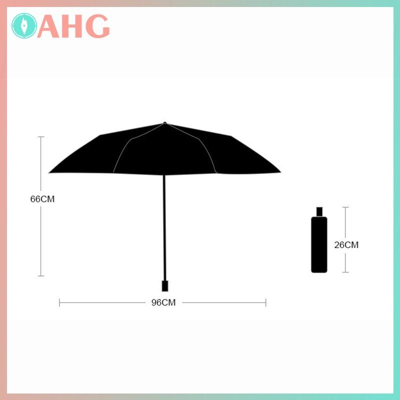 THÊM Có thể gập lại Hướng dẫn sử dụng / Ô tự động Ô chống nước và chống gió Ô chống tia cực tím Ô màu trơn đơn giản BSS