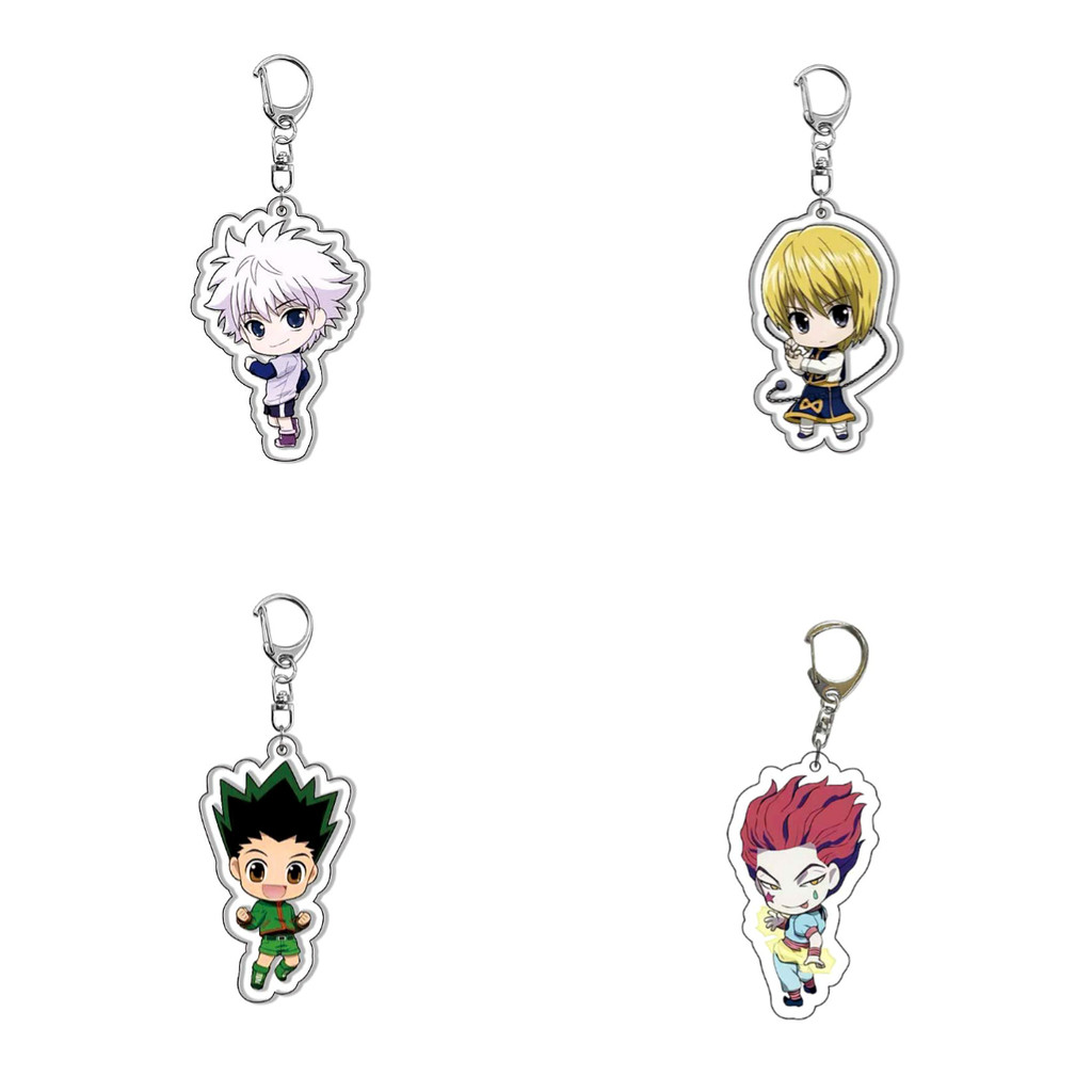 Hunter x Hunter GON FREECSS Cartoon Keychains Killua Zoldyck Pendants ...