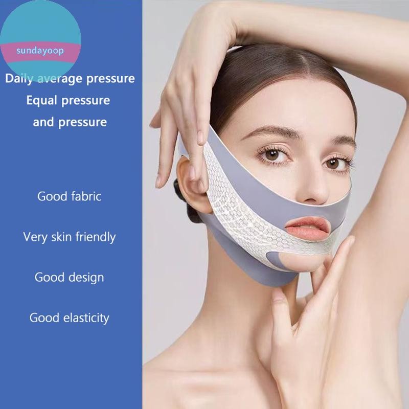 Sund Face-Lift With Sleep Face V Shape Facial Slimming Bandage Relaxing Shape Lift Giảm Double Chin Face Thining Band Massage VN