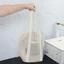 Túi rửa lưới NICOLOO, Túi xách di động dung tích lớn, Túi lưới đi biển Unisex