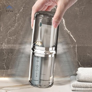 ELBBKG Kem Đánh Răng Đựng Bàn Chải Đánh Răng Du Lịch Phòng Tắm Tổ Chức Di Động Cốc Giặt Hộp Bảo Quản Bàn Chải Đánh Răng Nước súc Miệng Nhựa Mới