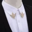Trâm cài cổ MONOSTYLE, Áo sơ mi tam giác rỗng cổ điển, Trang trí trang trí trang trí tinh tế Trâm cài kim loại rỗng cho bữa tiệc lễ kinh doanh