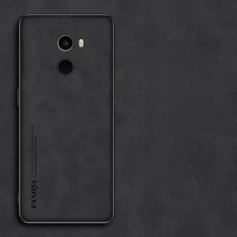 Dành Cho Xiaomi Mix 2 Mix2 Ốp Lưng Da PU Chống Sốc Da Cứng Ốp lưng Mờ Ốp Lưng Silicon Cho Xiaomi Mi Mix 2 Mix2