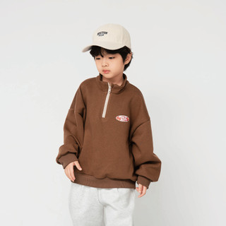 Áo nỉ trẻ em half-zip PEACE BOY size 12-35kg khóa séc cổ cao  | Dương Oyy 011224210