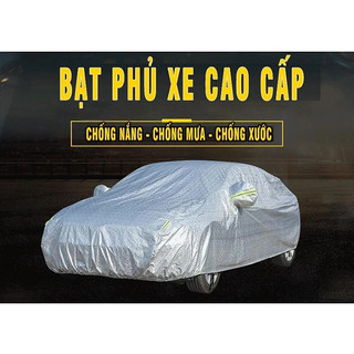 Bạt phủ ô tô Hyundai I10,Santafe,Accent,Kona,Tucson,Creta,Getz,...3 lớp chống xước,có khóa kéo cánh cửa