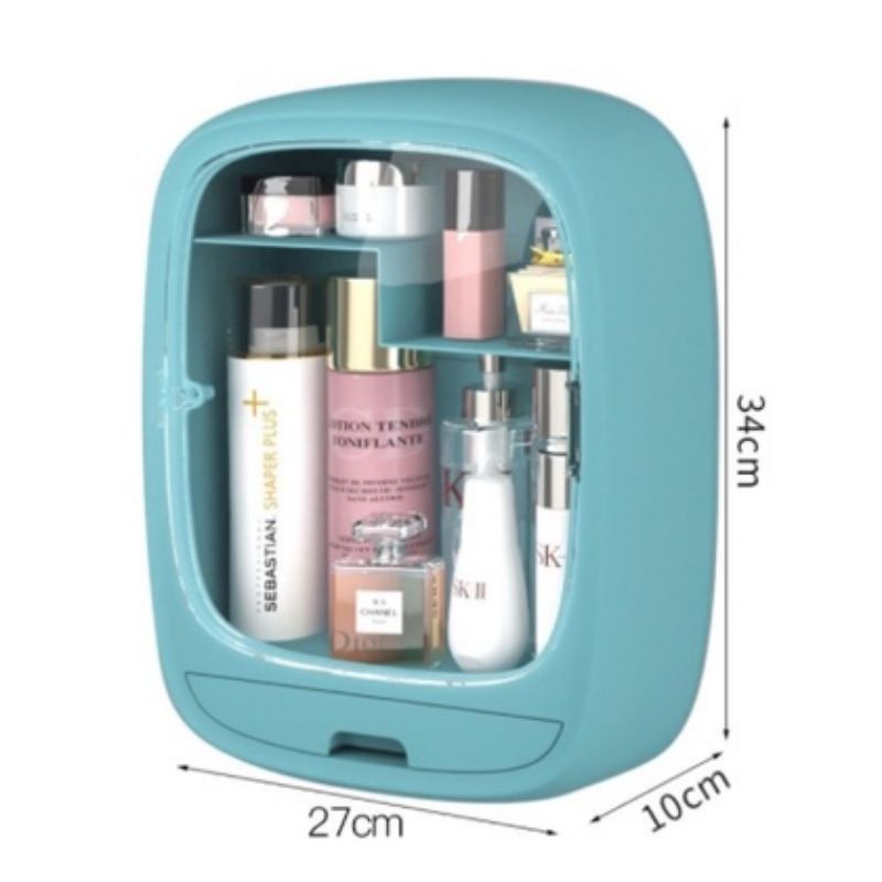 tủ treo tường hokori treo nhà tắm, đựng đồ mỹ phẩm, tủ thuốc dán tường có nắp chống nước 3635