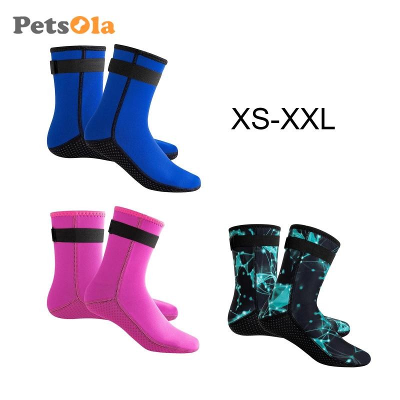 Vớ Lặn Wetsuit Tất Nam Nữ Mềm Mại Chống Thấm Nước Chống Trơn Trượt Bơi Giày Lặn 3 Mm Neoprene Cho Lặn Kayaking