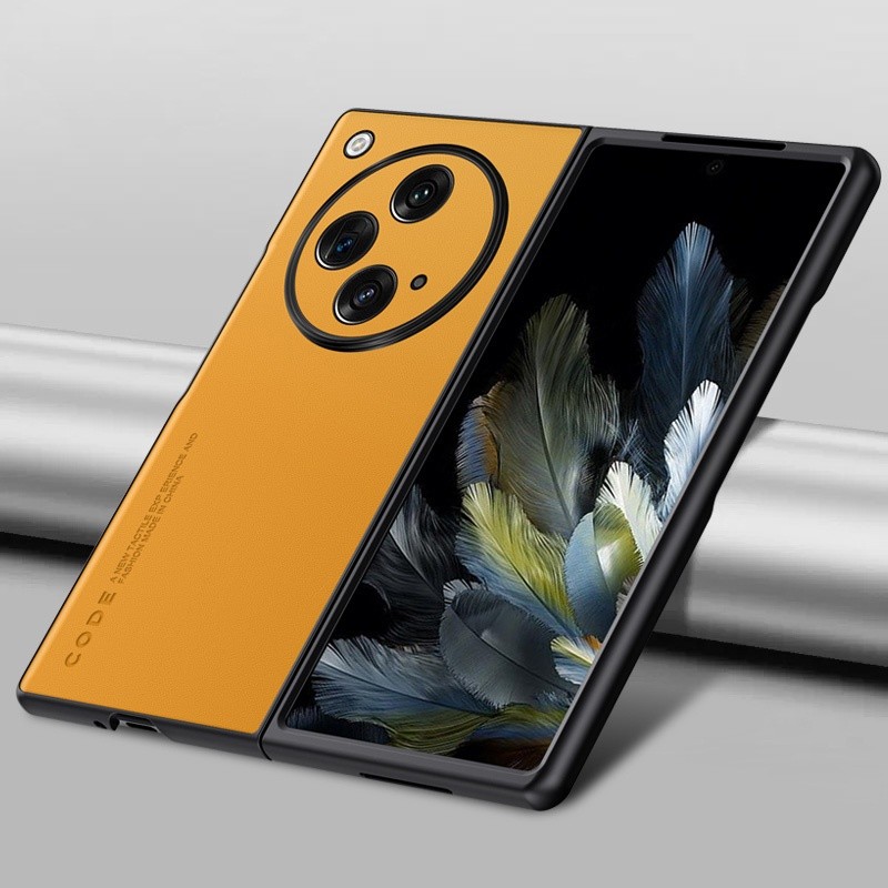 Ốp Da Cho OPPO Find N3 / N3 Flip / N2 / N2 Flip Chống Sốc Sang Trọng Matte PU Cover Business Case