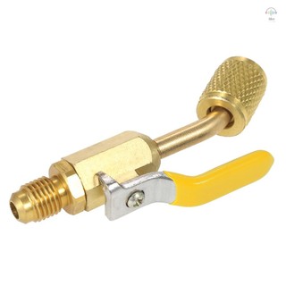 Chất Làm Lạnh 1 Màu Mã Hóa R410A R134A Van Tắt Cho AC HVAC Ống Sạc Lạnh