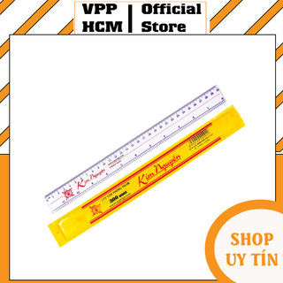 [5 Cây] Thước Kim Nguyên, Thước Kẻ Nhựa Cứng Kim Nguyên, Thước In Rõ Nét, Độ Bền Cao