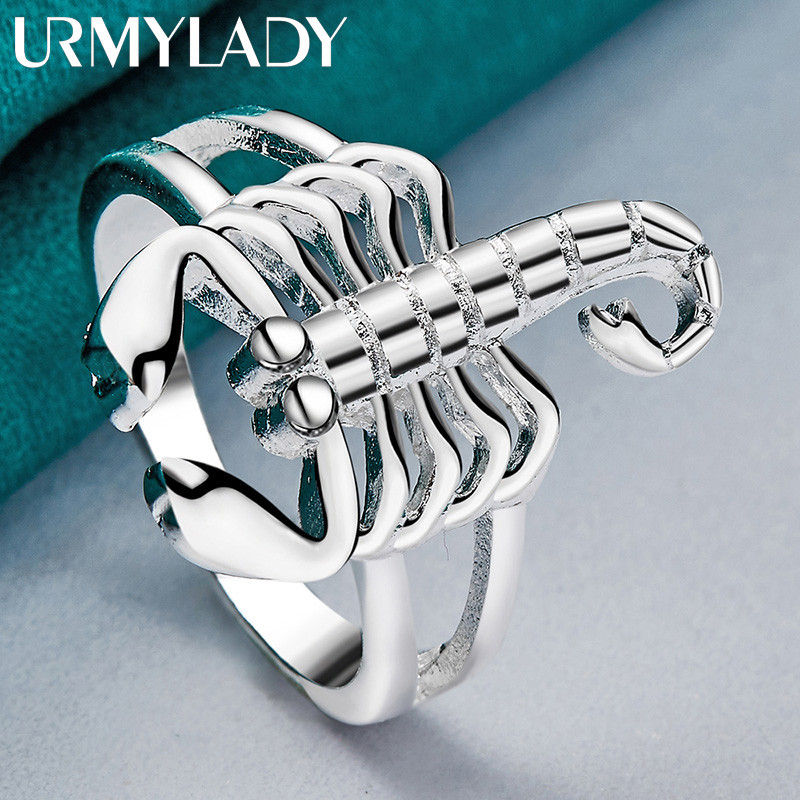 URMYLADY Bạc 925 Bọ Cạp 7-10 # Nhẫn Nữ Cưới Đính Hôn Trang Sức Thời Trang