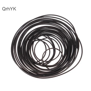 Nhà Máy Thời Trang 1 Gói 0.5 / 0.6 / 0.7 / 0.8MM Đồng Hồ Cao Su Chống Thấm Nước Vòng Chữ O Mặt Sau Đồng Hồ Gioăng QrhYK