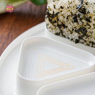 N & X DIY Khuôn Cơm Trưa Tam Giác Hộp Cơm Hành Gạo Báo Chí Bộ Dụng Cụ Nhà Bếp